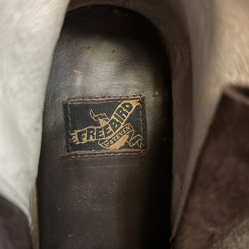 Freebird by Steven Brown Leather & Leopard Print Ankle Booties - Picture 7 of 9